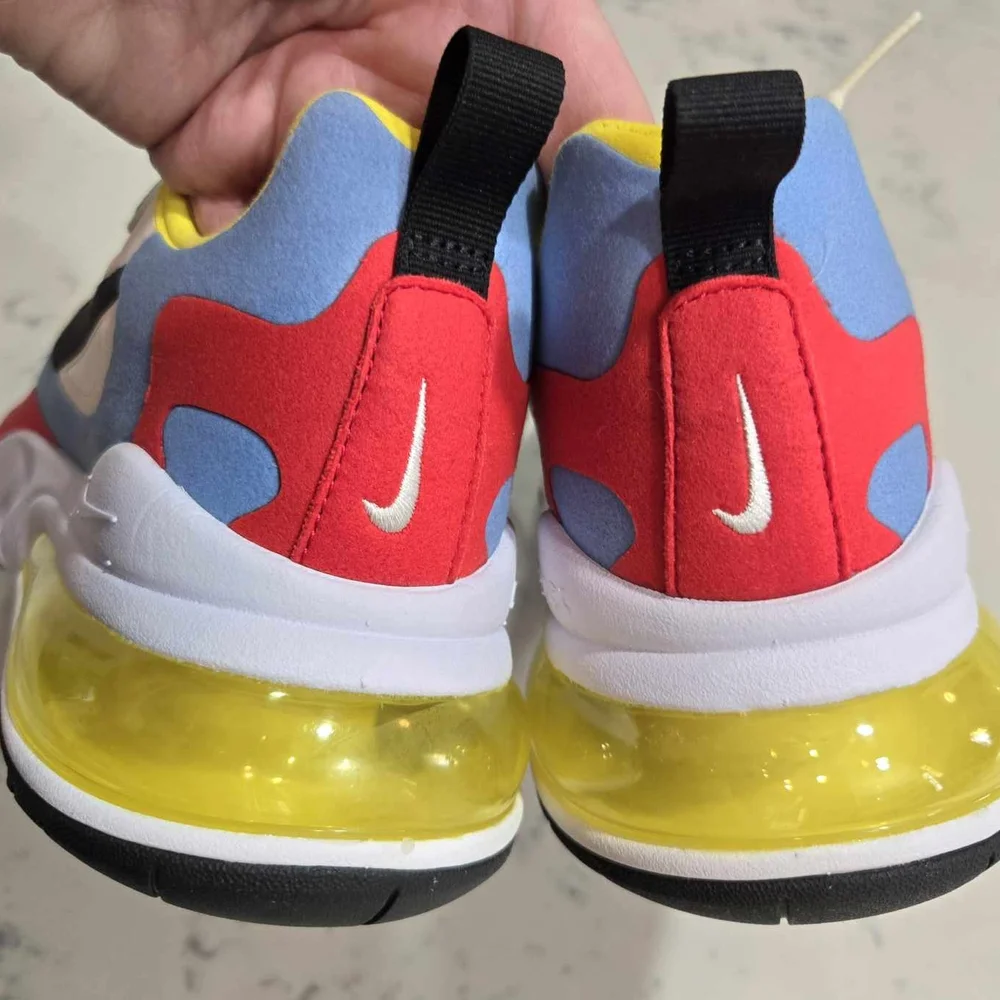 Nike Women’s SZ.9 Air Max 270 React " Bauhaus" Running Shoes AT6174-002 New - Picture 8 of 16